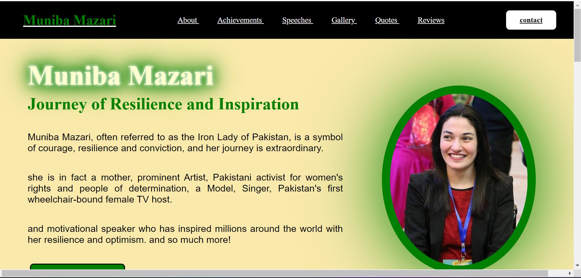 Muniba Mazari Portfolio Thumbnail